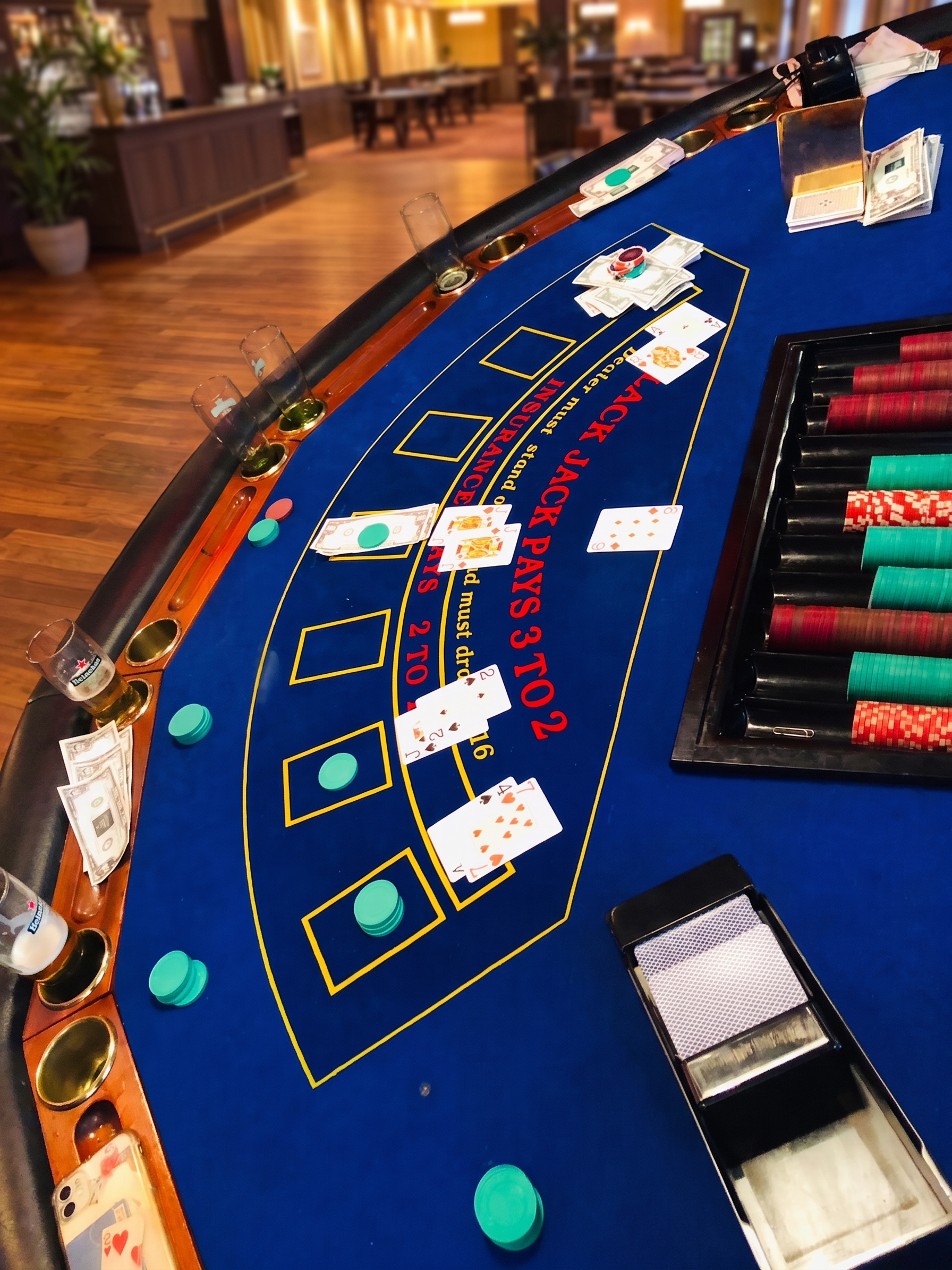 Blackjack huren